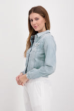 Load image into Gallery viewer, MONARI - Denim Sand Jacket
