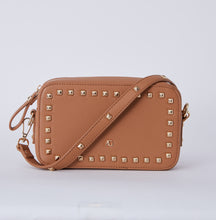 Load image into Gallery viewer, Studded Cross body Bag - Tan

