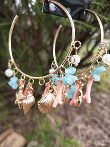 Miss June -  Earings - Coral