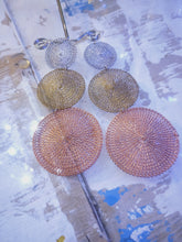 Load image into Gallery viewer, Seriously Designs - 3 circle Mesh Earrings
