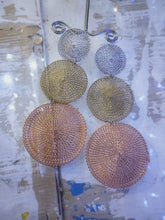 Load image into Gallery viewer, Seriously Designs - 3 circle Mesh Earrings
