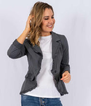 Load image into Gallery viewer, Italian closet - Pinna Jacket - Charcoal
