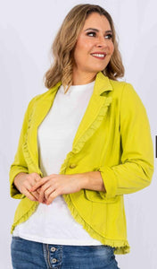 Italian Closet - Pinna Jacket -  Lime