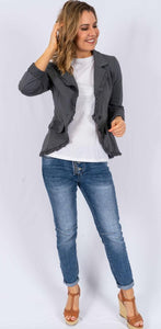 Italian closet - Pinna Jacket - Charcoal