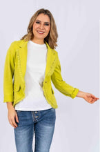 Load image into Gallery viewer, Italian Closet - Pinna Jacket -  Lime
