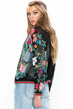 Load image into Gallery viewer, Aratta - Bellezza Embroidered Jacket - Black Floral
