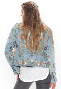 Aratta - Lucinda embroidery Jacket - Denim