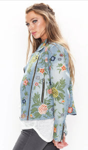 Aratta - Lucinda embroidery Jacket - Denim