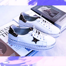 Load image into Gallery viewer, AMEISE Leather Sneakers - Manny -White
