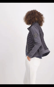 Monari - Quilted Jacket - Charcoal