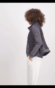 Monari - Quilted Jacket - Charcoal